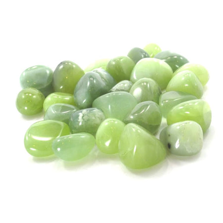 Prehnite Crystal Tumble Stone Single pc