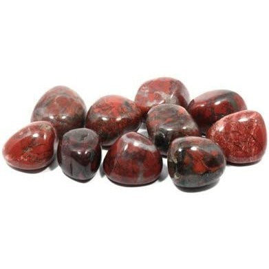 Poppy Jasper Tumble Stone Single pc