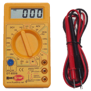 Saleshop365® Digital Multimeter Large Digit LCD - Transistor Multi meter - halfrate.in