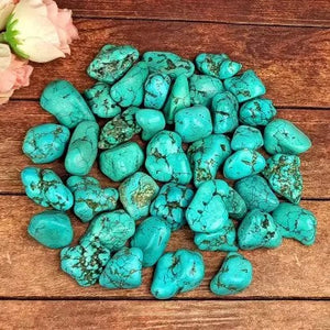 Turquoise (Firoza) Tumble Stone Single pc