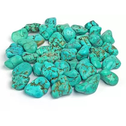 Turquoise (Firoza) Tumble Stone Single pc