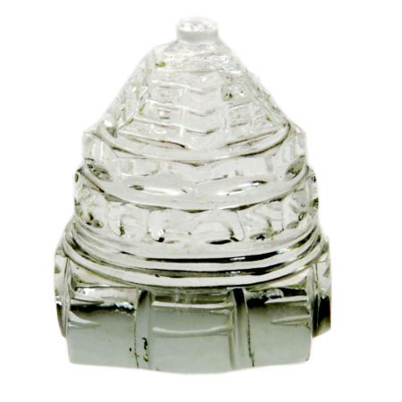 New Original Quartz Crystal (Safetik) Shree Yantra 15 - 20 gms