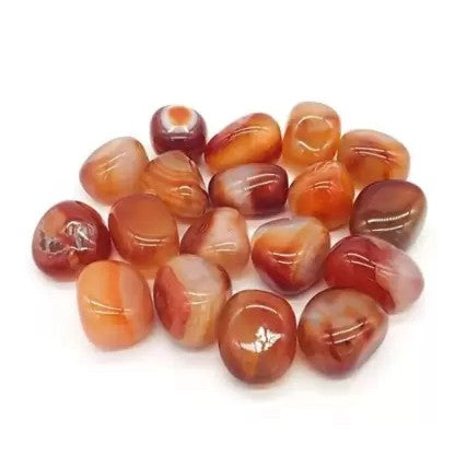 Carnelian Tumble Stone Single pc