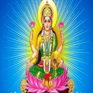 Shri Vaibhav Laxmi Vrat Katha Book In Hindi Aarti Sahit + Gold Plated Shri Yantra Energized