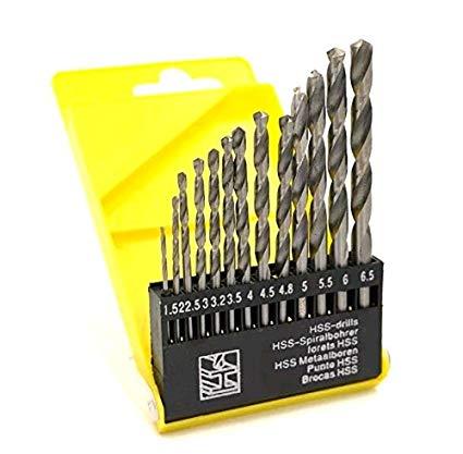 Saleshop365® Drill Bits 13Pcs HSS Twist Drills High Speed Steel Bits - halfrate.in