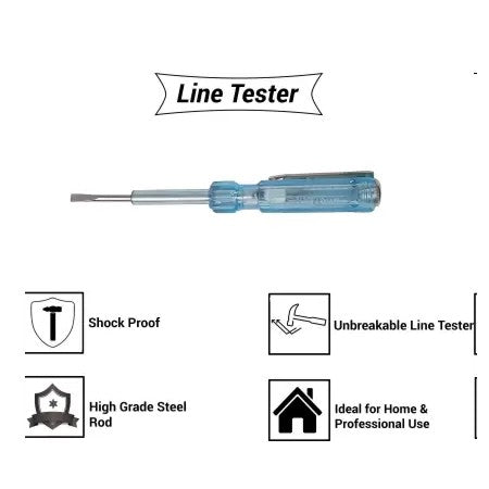 Hand Tool Kit - Plier, Claw Hammer, 2in1 Screwdriver, Wire Cutter, Measuring Tape, Line Tester, Electrical Tape, Paper Cutter-ht33