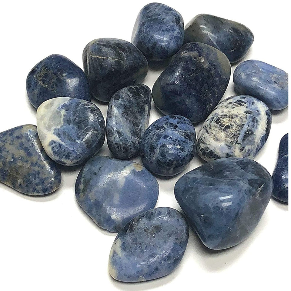 Sodalite Gemstone Tumble Stone Single pc