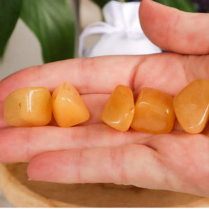 Yellow Aventurine Gemstone Tumble Stone Single pc