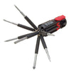 Household Utility Combo 8 in 1 led screwdriver with Combination Plier combo Hand Tool Kit-ht58