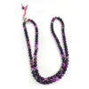 Amethyst Jaap Mala Rosery for Pooja and Astrology (108+1 Beads; Bead Size : 6 mm)