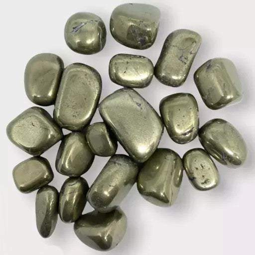 Natural Pyrite tumble stones Gemstone Tumble Stone