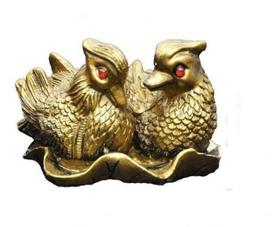 Pair of Love Birds for Love and Happiness in Relationship at Work Place and Home Handcrafted Figurine for Vastu Remedy, Office, Home Decor- Feng Shui Item