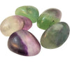 Natural Multi Fluorite Gemstone Tumble Stone