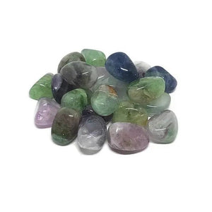 Natural Multi Fluorite Gemstone Tumble Stone