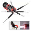 Household Utility Combo 8 in 1 led screwdriver with Combination Plier combo Hand Tool Kit-ht58