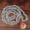 Quartz Crystal Gemstone Mala Necklace Natural Crystal Stone Chip Bead AAA Quality Mala for Reiki Healing & Crystal Healing Stone for Unisex