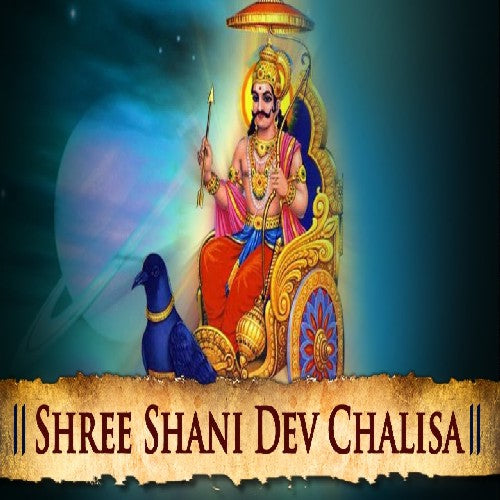 Shri Shani Dev Chalisa Book In Hindi Mini Size (Arti Sahit) + Gold Plated Shri Yantra Energized