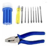 Combination Plier and 8 Bit screwdriver set with Inbuilt Line tester - Ht 63