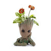 Handmade Resin Thinking Baby Groot Action Figure Pen Pencil Holder Small Flower Pot | Flower Pot | Home Office Desktop Decor