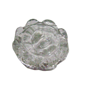 Natural Quartz Crystal (Safetik) Shree Laxmi paduka Handcrafted Idol