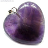 Amethyst Pendant Heart Shape Crystal Stone Pendant for Reiki Healing and Crystal Healing Stone Pendant