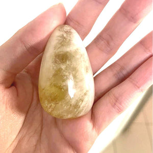 Lemon Quartz Tumble Stone Single pc