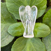 Quartz Crystal Lucky Angel for Reiki Crystal Stone Healing Therapy Natural Crystal Stone Angel Handcrafted Size 2 Inch approx.