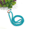 Turquoise / Firoza Jaap Mala Rosery for Pooja and Astrology (108+1 Beads; Bead Size : 6 mm)