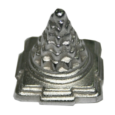 Parad 3D Meru Shri Shree Yantra Handcrafted Idol (Mercury)