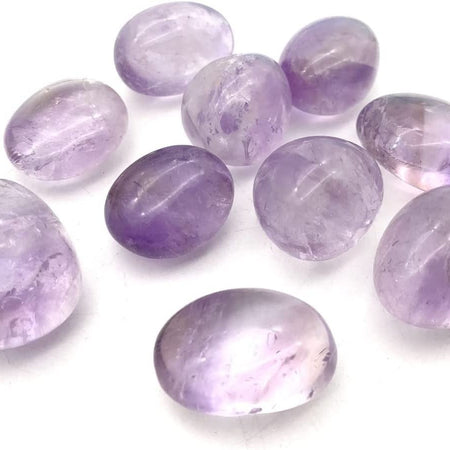 Amethyst Transparent Tumble Stone Single pc