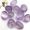 Amethyst Transparent Tumble Stone Single pc