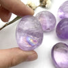 Amethyst Transparent Tumble Stone Single pc