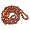 Goldstone / Sangsitara Mala Necklace Natural Crystal Stone Uncut Chip AAA Quality Beads Mala for Reiki Healing & Crystal Healing Stone for Unisex