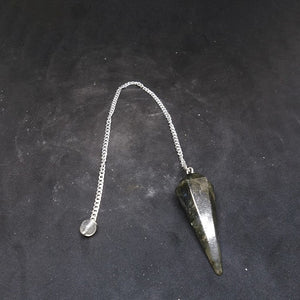 Natural Labradorite Pendulum Faceted Point Gemstone Reiki Healing Pendulums for Dowsing Scrying Reiki Puja & Crystal Healing