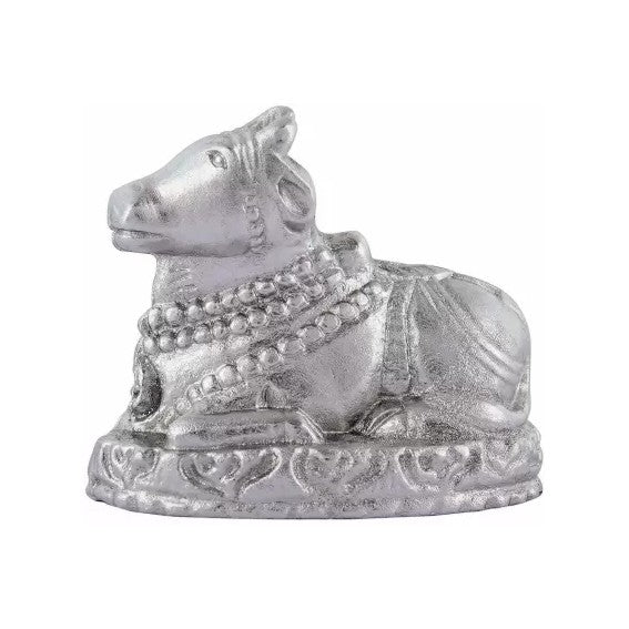 Pure Parad Nandi / Mercury Shiv Nandi / Nandi Idol AAA Quality - 50-55 gram