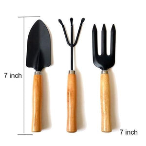 Gardening Tools kit Hand Cultivator, Small Trowel, Garden Fork (Set of 3) - halfrate.in