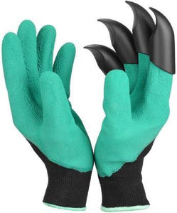 Gardening Gloves, Garden Gloves with Right Hand Fingertips ABS Claws for Pruning, Digging & Planting, One Pair - halfrate.in