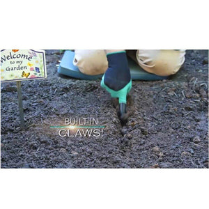 Gardening Gloves, Garden Gloves with Right Hand Fingertips ABS Claws for Pruning, Digging & Planting, One Pair - halfrate.in