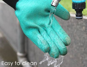 Gardening Gloves, Garden Gloves with Right Hand Fingertips ABS Claws for Pruning, Digging & Planting, One Pair - halfrate.in