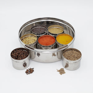 Stainless Steel Masala Dabba / Spice Box - halfrate.in