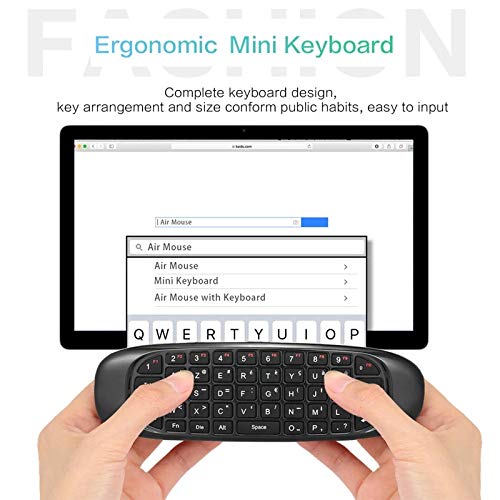 AIR Mouse Smart Remote with Keyboard for Android TV Box, Smart Android TV,Mini PC, Laptop, Projector, PS3/4/5 and Xbox