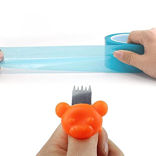 Portable Finger Tape Cutter Thumb Tape Cutter for Packing Boxes - 2 pc (Random Color)