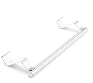 Stainless Steel Over Cabinet Door Kitchen Towel Bar - Used as Hanger Over Storage Drawer - 9 inch approx. - halfrate.in