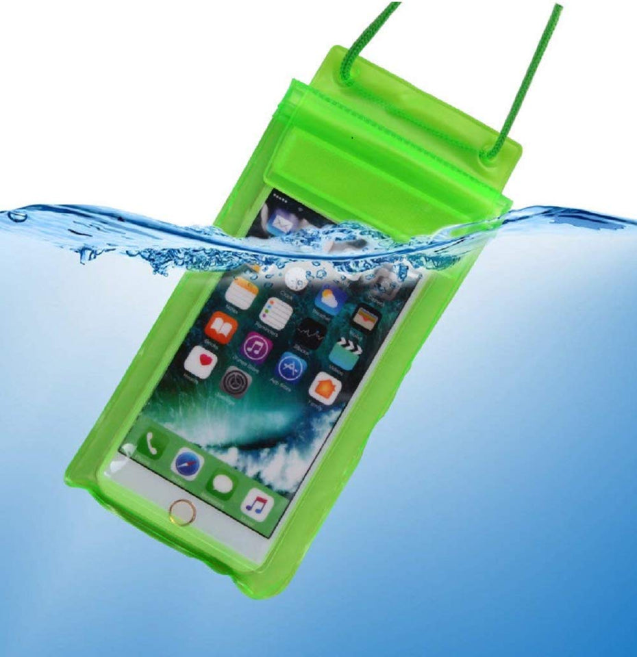 Triple sealed transparent plastic bag universal underwater waterproof dust proof touch sensitive pouch phone cover case for rain and water protection