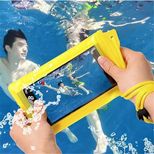 Triple sealed transparent plastic bag universal underwater waterproof dust proof touch sensitive pouch phone cover case for rain and water protection