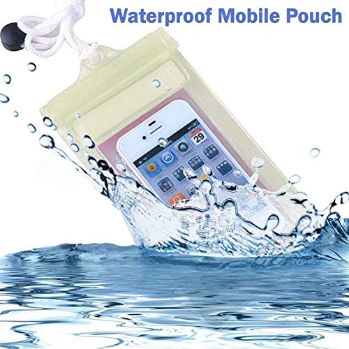 Triple sealed transparent plastic bag universal underwater waterproof dust proof touch sensitive pouch phone cover case for rain and water protection