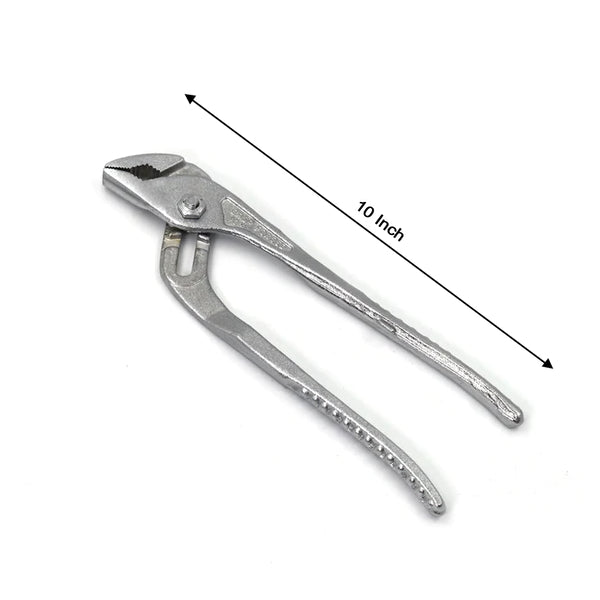 Water Pump Adjustable Plier Wrench Slip Joint Type, Chrome Plated Hand Tool