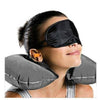 3 in 1 Travel Set Eye Cover + Ear Plug + Neck Pillow - halfrate.in