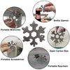 18-IN-1 Snowflake shape multipurpose Hand tool for Home, Camping and lot more