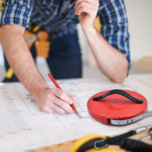 Professional Measuring Tape Long Ruler Wind Up 30 meter